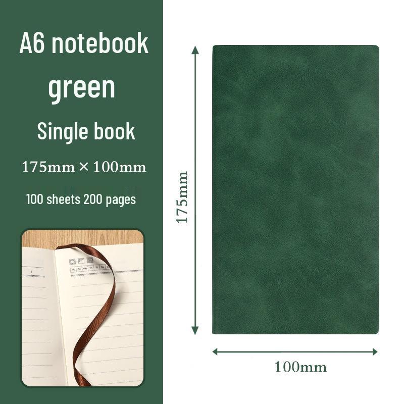 High-End Soft Leather Business Notebook with Magnetic Buckle and Custom Logo - Ideal Gift Set