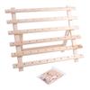 Embroidery Sewing Thread Storage Rack 60 Spools Sewing Rack Organizer Wooden Thread Holder Home