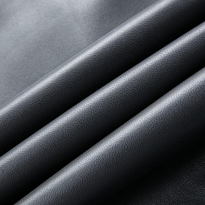 FAPAI Men's First-Layer Sheepskin Lapel Leather Jacket