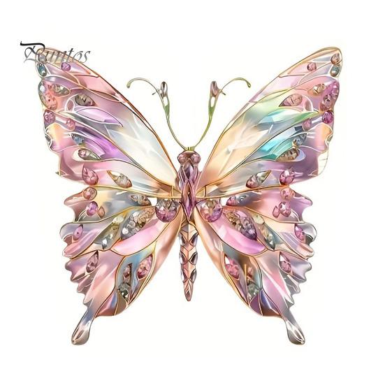 

Акриловая красочная бабочка подвесное украшение для дома в помещении рождественская елка зеркало заднего вида автомобиля 2D плоская бабочка украшение подвеска D