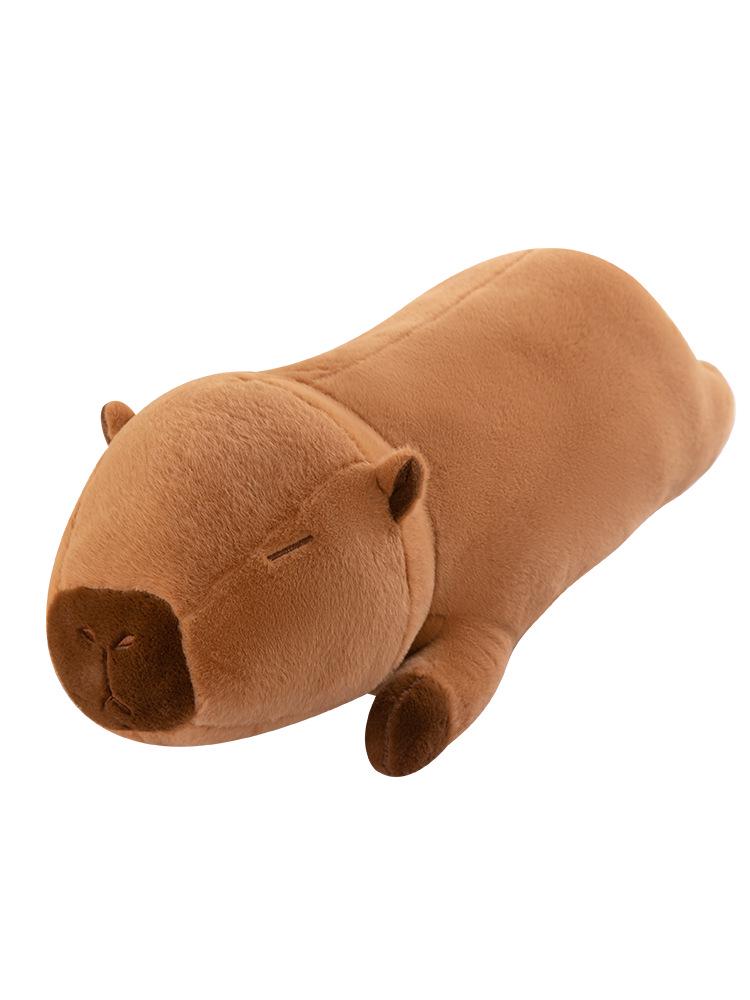 

Плюшевая игрушка капибара - очаровательно причудливое чучело животного и подушка-подарок 50cm-0.33kg