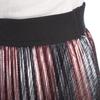 WJCP312F Metallic Pleated Midi Skirt for Women