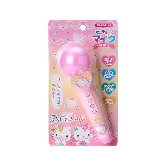 Sanrio мелодичный микрофон Hello Kitty игрушка для детей розовый светящийся подарок 090816