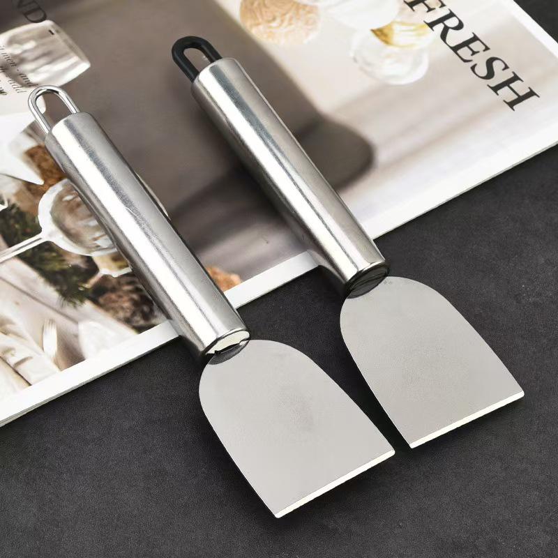 Stainless Steel Multi-Purpose Kitchen Cleaning Scraper and Spatula for Degreasing, Tile Grout, and Glue Removal
