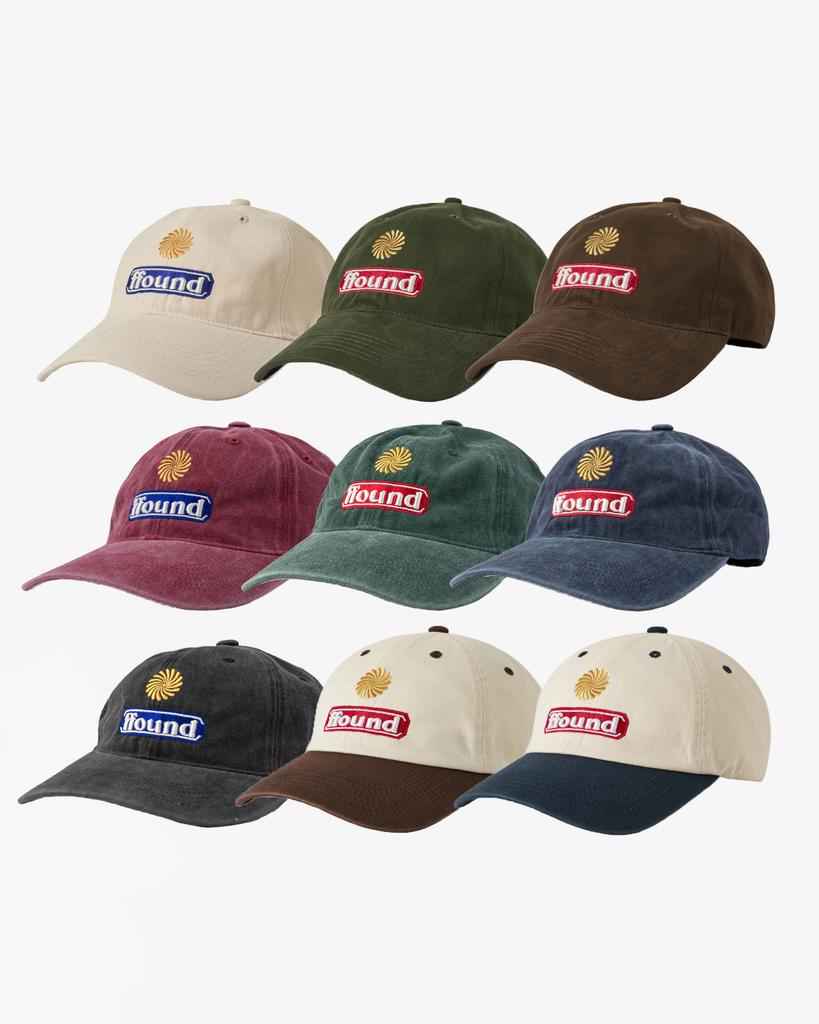HUMAN N CAT Pound 3 Cotton Washed Ball Cap (9 Colors)
