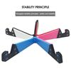Phone Holder Creative V-shaped Tablet Phone Folding Universal Stand for Home