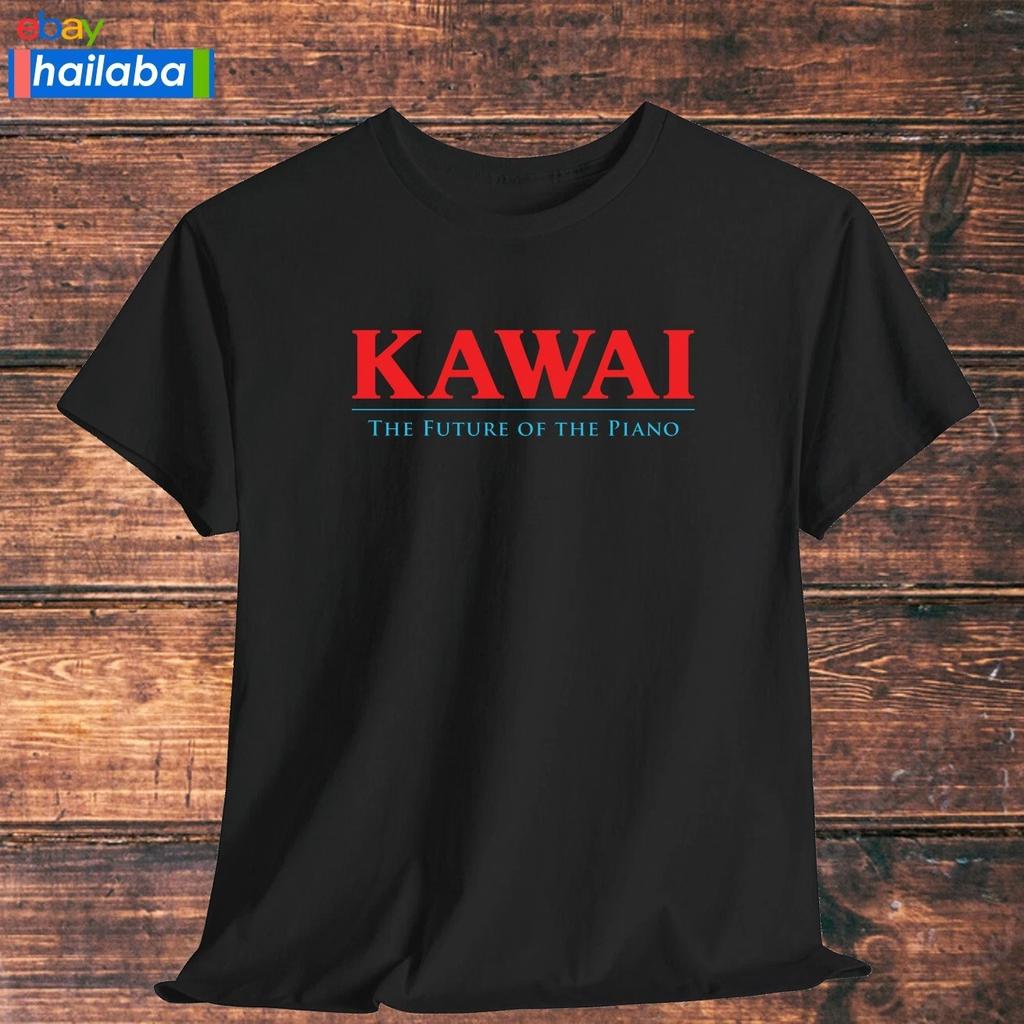 Nuova T-shirt Kawai Sound Professional Logo Nero/Blu Navy/Grigio/Bianco/Arancione S-5XL
