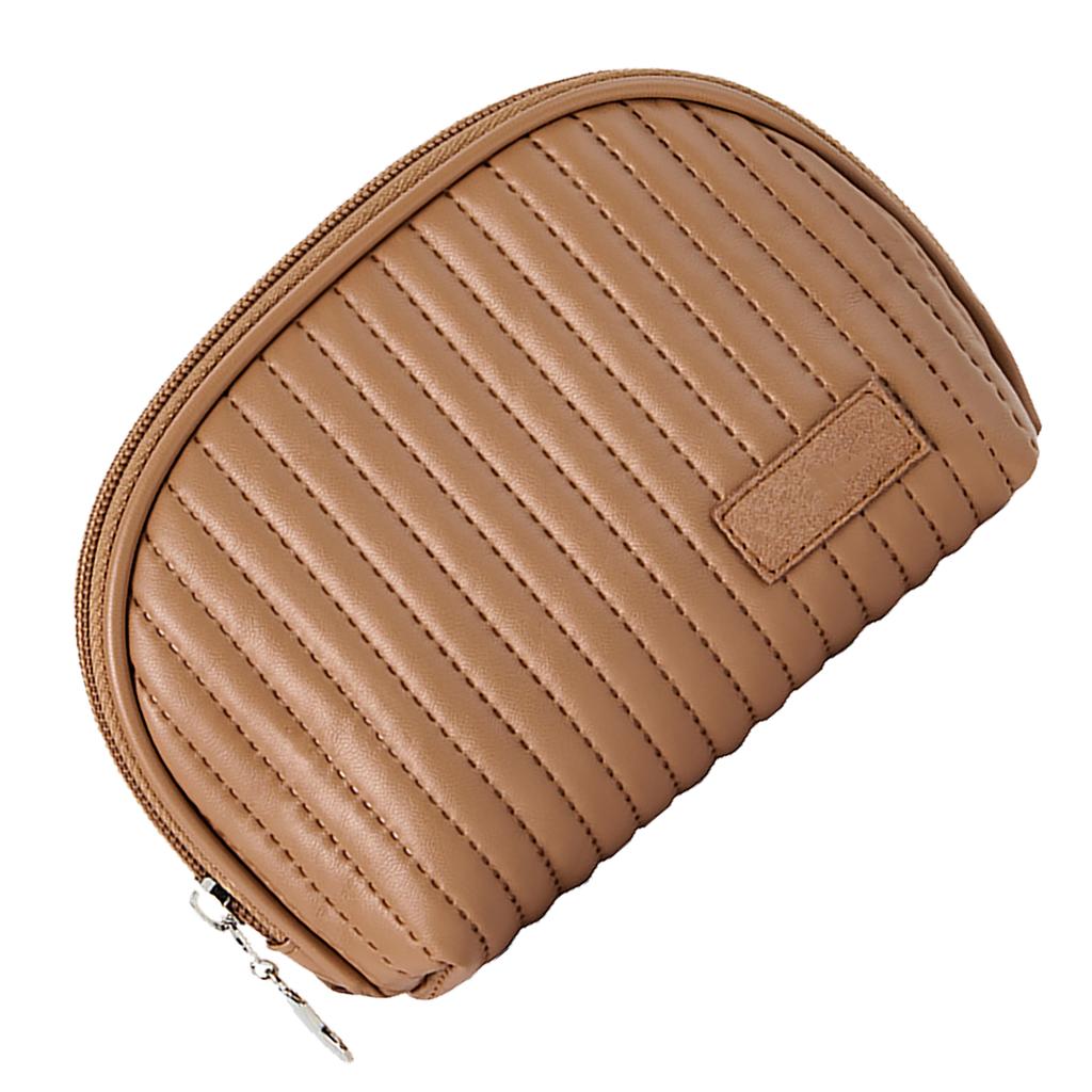 PU Leather Makeup Bag Portable Large Capacity Storage Travel Makeup Bag for Lipstick Cosmetic