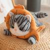 Lion Flower Bread Headwear Cat Plush Toy Cartoon Stuffed Doll Decoration Gift