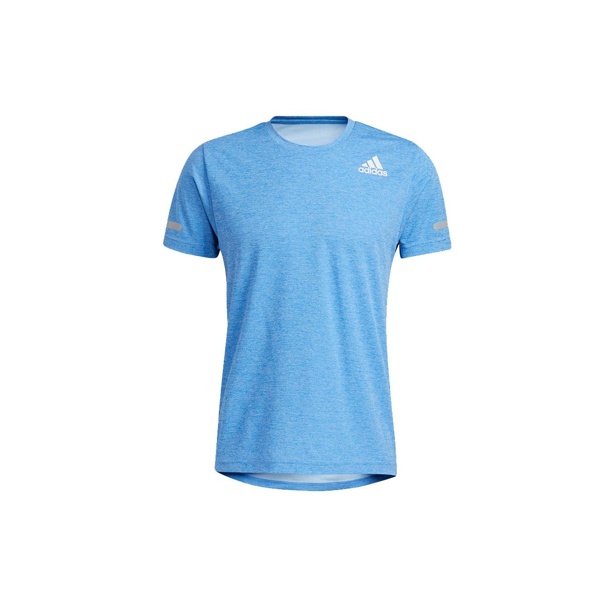 Men s adidas Elevate Train T Casual Breathable Training Sports Short Sleeve Sky Blue T-Shirt HF4204 S