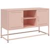 Pink TV Stand 100.5 X 39 X 60.5 Cm Steel