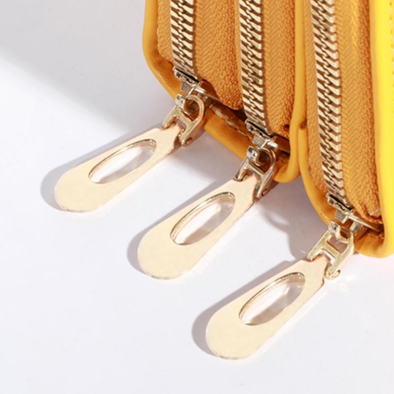 Casualowa torba na telefon komórkowy dla kobiet PU skórzane torby na ramię Crossbody wielowarstwowa torebka torebka z klapką portfel