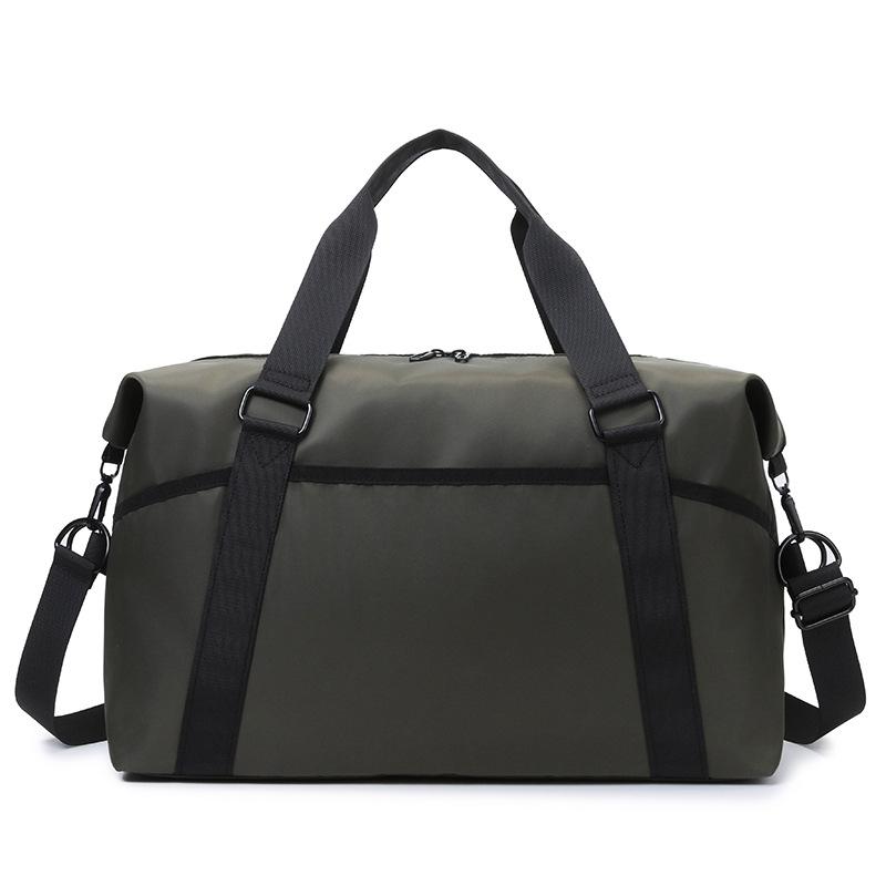 Simple Casual Large-capacity Multi-pocket Pull Rod Portable Travel Bag Dry and Wet Separation Sports Contrasting Color Fitness Bag