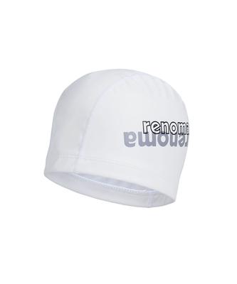 Lenomasuyeongbog Adult Text Pu Long Hair Swim Cap White Ro-Rc2E008-Wh