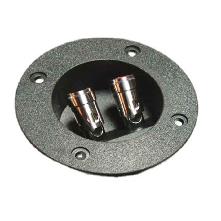 

2-смугові DIY Термінали-гвинтові клеми для домашніх стереосист, роз єми-чашки для професійних звукових систем та сабвуферів срібний