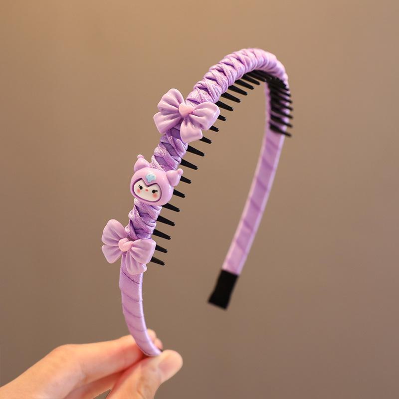 2024 Korean Green Headband & Hairpin for Girls - Trendy Douyin Style High-Value Headdress for Kids