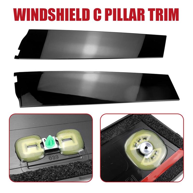 Rear Door Applique Side Window Trim Rearward For Tahoe/Cadillac Escalade/GMC Yukon 2015-2018 Replace 926-245 926-246