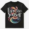 Funny Abstract Espresso Coffee Unisex T-Shirt