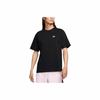 Nike Logo Embroidered Loose Short-sleeve T-shirt for Men In Black