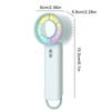 Small Portable Fan Handheld Portable Fans For Traveling Quiet 3 Gear Wind Powerful Ventilador With Colorful Light For Personal