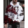 Men's 3D Stripe Printed Long-sleeved T-shirt, Comfortable, Breathable and Versatile Men's Top