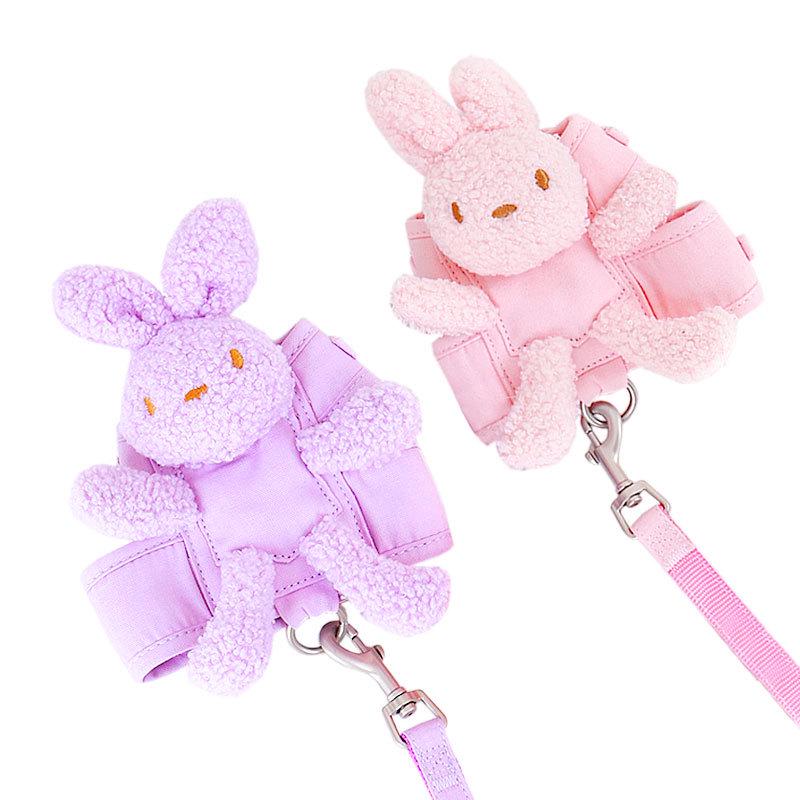 Vest-Style Harness and Leash for Small Dogs and Cats - Ideal for Pomeranians, Bichons, and Teddy Breeds