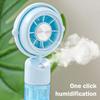 Rechargeable Handheld Misting Fan-Portable Battery Operated Water Mist Fan With 3 Adjustable Speed-Cooling Fan