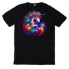 T-Shirt Colorful Magical Unicorn MotifWill Open In a New Window or Tab