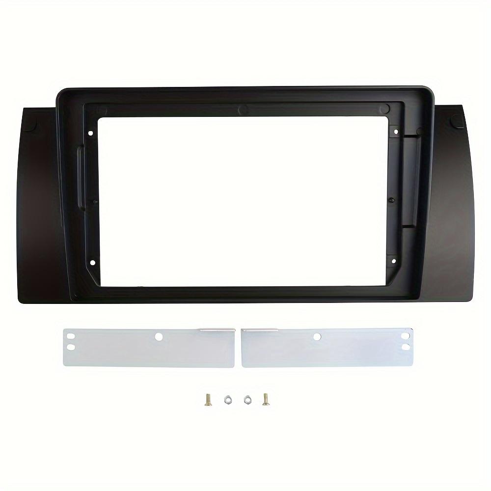 for BMW 5 Series E39 (1995-2003) 9  Screen Black ABS Plastic Car Radio Frame - Dashboard Installation Kit  Mounting Brackets