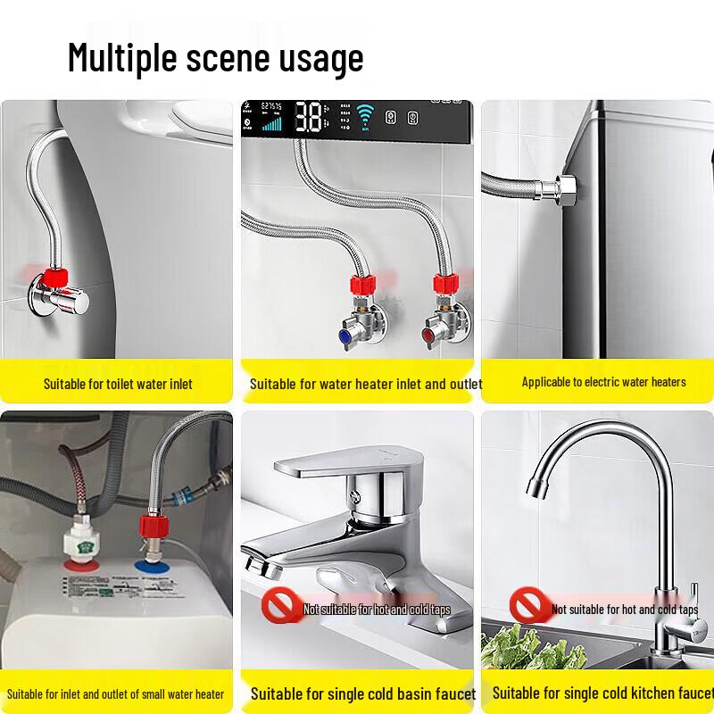 304 Stainless Steel Flexible Water Inlet Hose