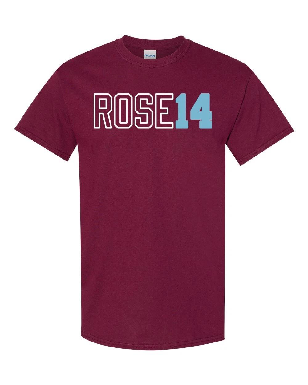 

PHILADELPHIA Name And Number Rose #14 Unisex T-Shirt S-XL FREE S&H! XL