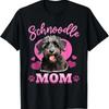 Schnoodle Snoodle Dog Breed Pet Mom Black T Shirt