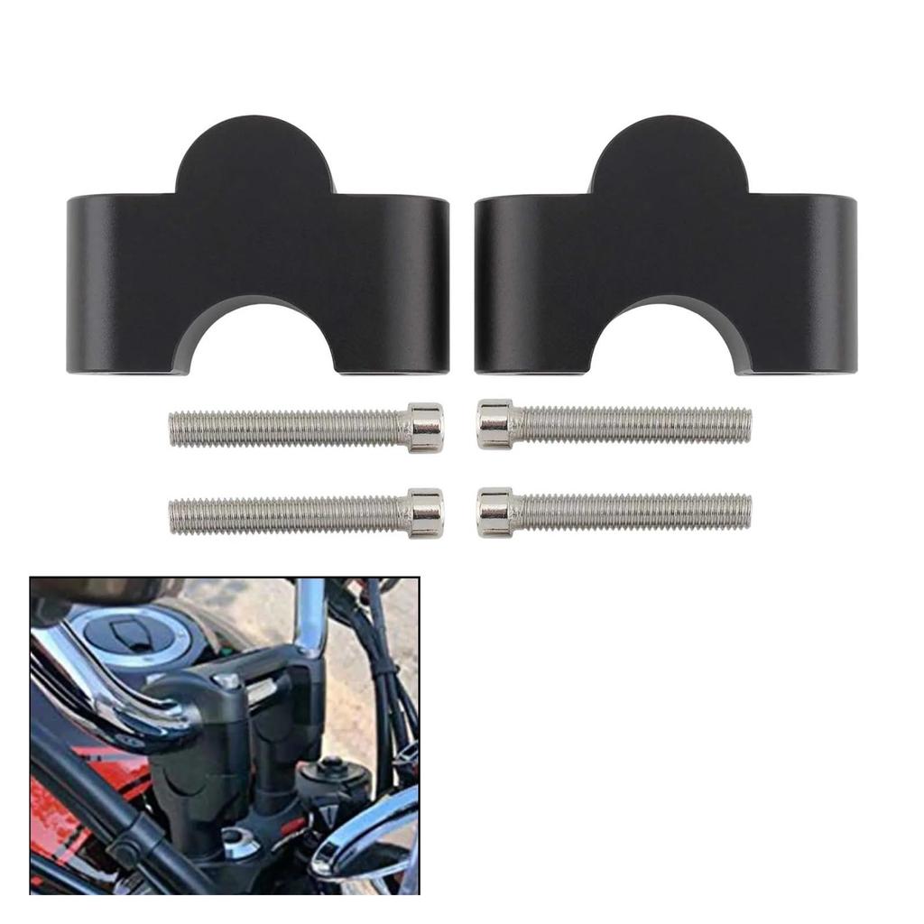 Lenkererhöhung Klemme 1 Paar Motorrad Lenkererhöhungen 28mm 1 1/8" 22mm 7/8" 25.4mm