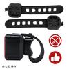 Alogy Saferide™ Lights LED Bike Light Waterproof Front and Rear Light 2 Pack