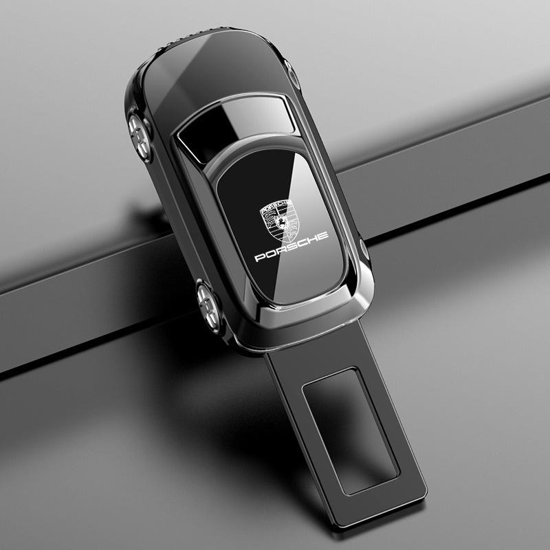1PC Car Seat Belt Buckles Safety Belts Extender Plug Accessory For Porsche 911 Cayenne Carrera-GT 928 Panamera Boxster Macan 918