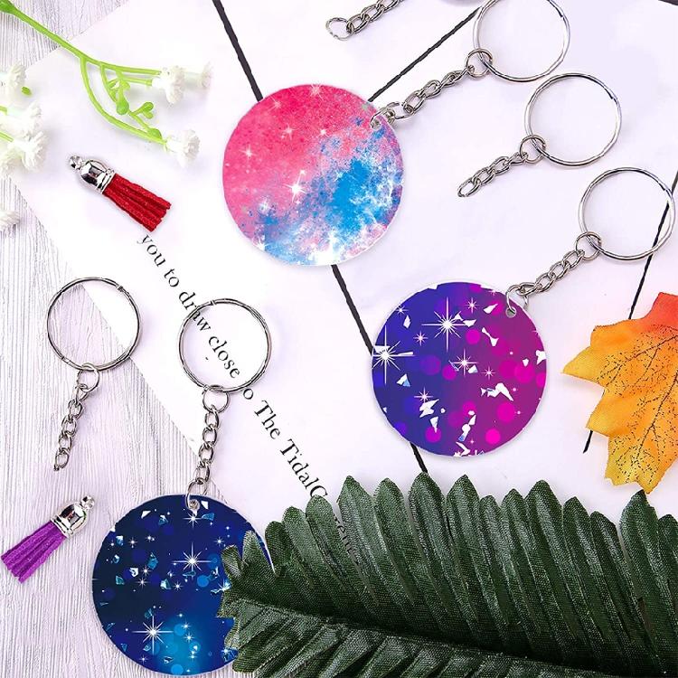 Acrylic Keychain Diy Handicraft Acrylic Ornament Blanks for Craft Projects