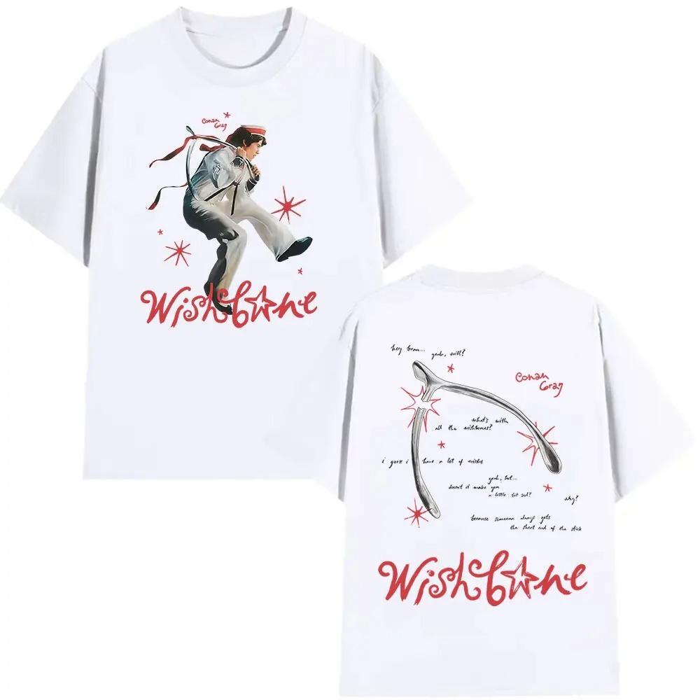 Conan Gray Wishbone Album 2026 Print T Shirt High Quality Vintage Cotton Tshirts Unisex Fashion Hip Hop Clothing Tshirt Y2K