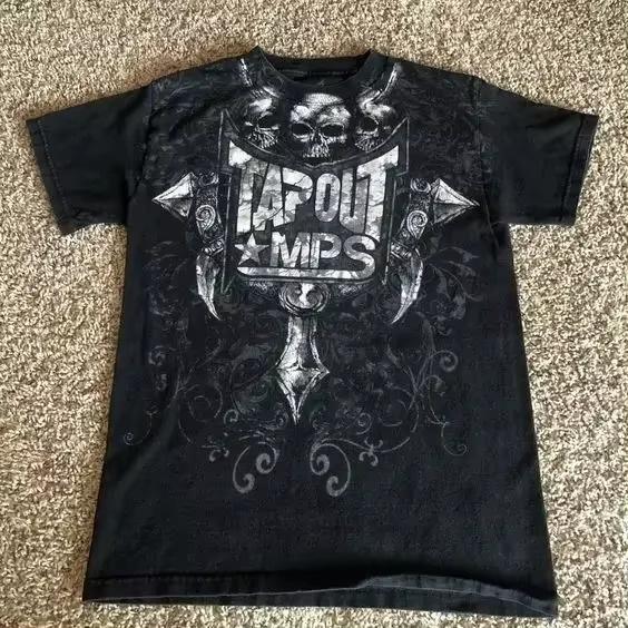 Lässiges Gothic Sommer 3D-Druck Herren-T-Shirt in Übergröße mit lockerem und atmungsaktivem Stoff - Bequem für den täglichen Gebrauch