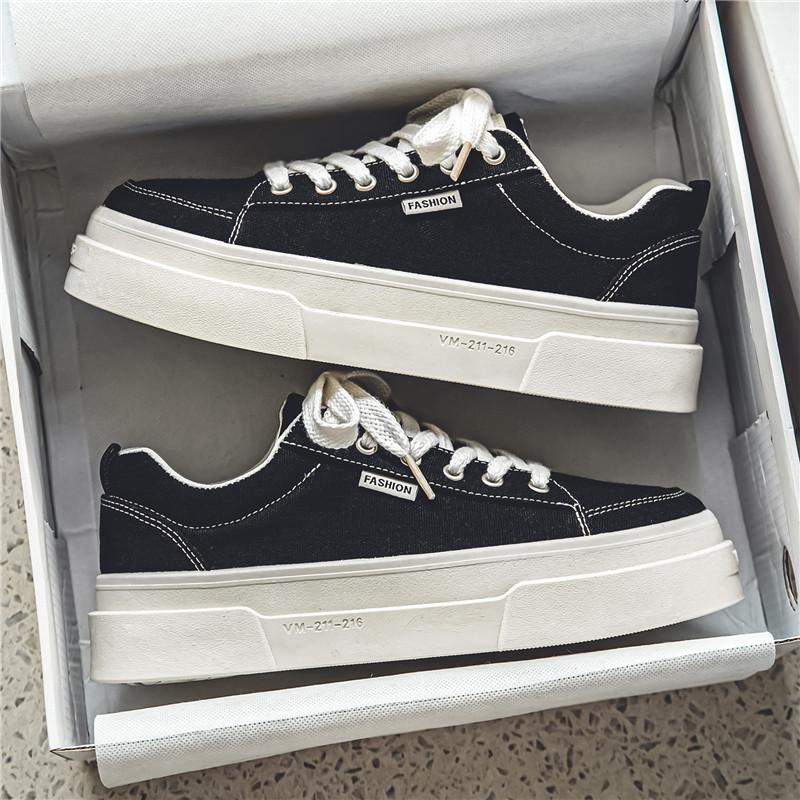 Herren Freizeitschuhe Vier Jahreszeiten Mode Leinwand Skateboarden Studenten Bequeme Sneaker Jungen Trendig Weiche Sohle Atmungsaktive Schuhe