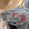 Children'S Clothing Summer Active Print Girls' Short-Sleeve T-Shirt Summer Base Shirt