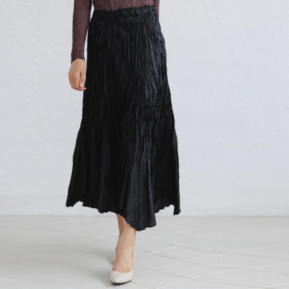 Plara Rose Wrinkle Pleats Skirt 88