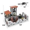 WW2 Army Military Base Model Building Kits Boys Toys Military Mini Army Supplies Guns Building Blocks Sets