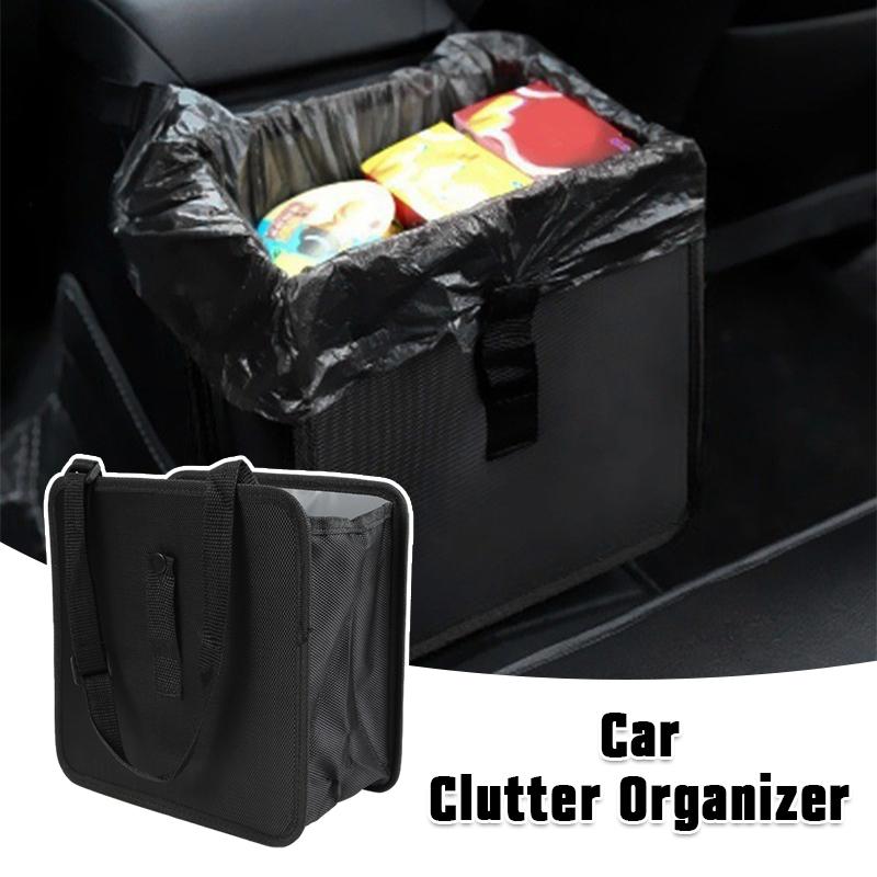 Hängende Auto-Rücksitz-Aufbewahrungsbox, zusammenklappbar, wasserdicht, Auto-Organizer, Auto-Handy-Tasche, Schutt, Mülleimer, Sitzlehne