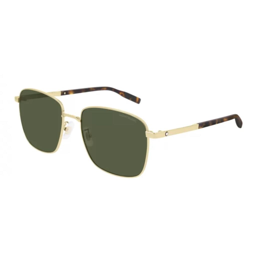 Montblanc Square Sunglasses Men Sunglasses Gold MB0082SK