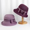 Hat woman middle-aged elderly summer mother thin sun hat breathable basin hat cool hat bucket hat sun hat