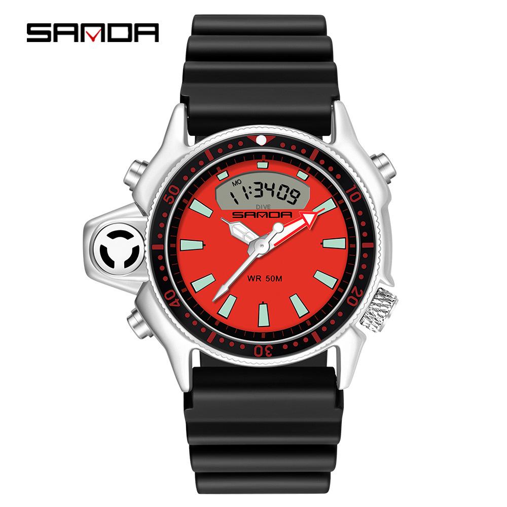 Sanda Men s Multifunctional Sports Electronic Wristwatch - Personalized, Cool, Versatile Design