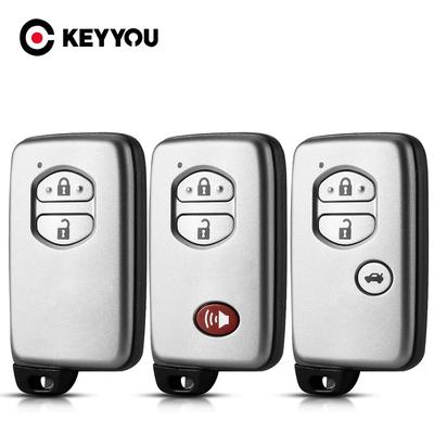 KEYYOU Smart Remote Autosleutelbehuizing Voor Toyota Aurion Avalon Landcruiser Camry Highlander RAV4 Fob 2 3 4 Knoppen