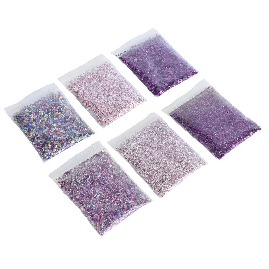 Drcené sklo Svítící DIY Nepravidelné skleněné třísky Výplň Třpytky Řemeslná pryskyřice Dekorace