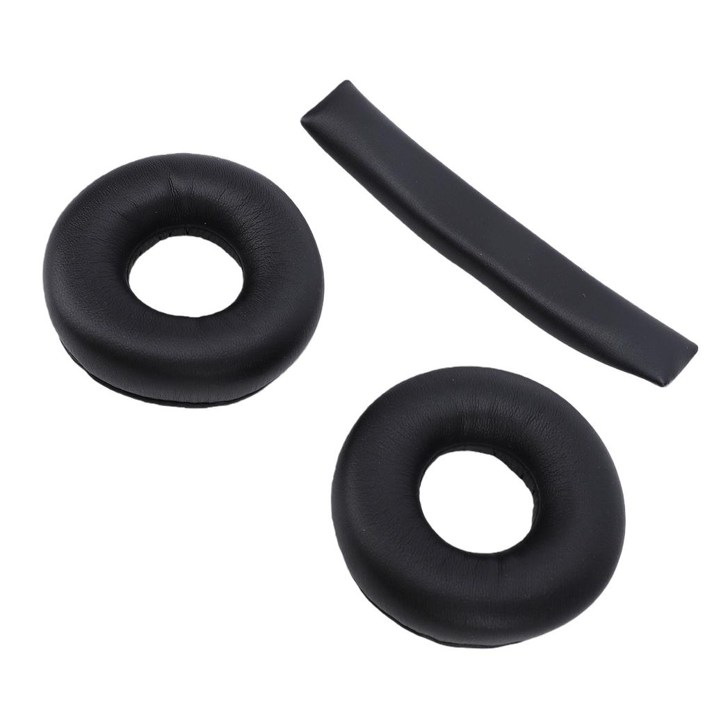 Earpad Headband Protector Set Fit for WH CH520 Headphone Replacement Ear Pads Headband Cover Black