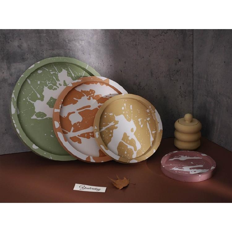 Dish Resin Epoxy Casting Moulds for Fruit Tray, Home Decorations Molds Tray Mold